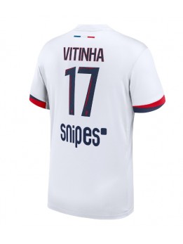Billige Paris Saint-Germain Vitinha #17 Bortedrakt 2025-26 Kortermet
